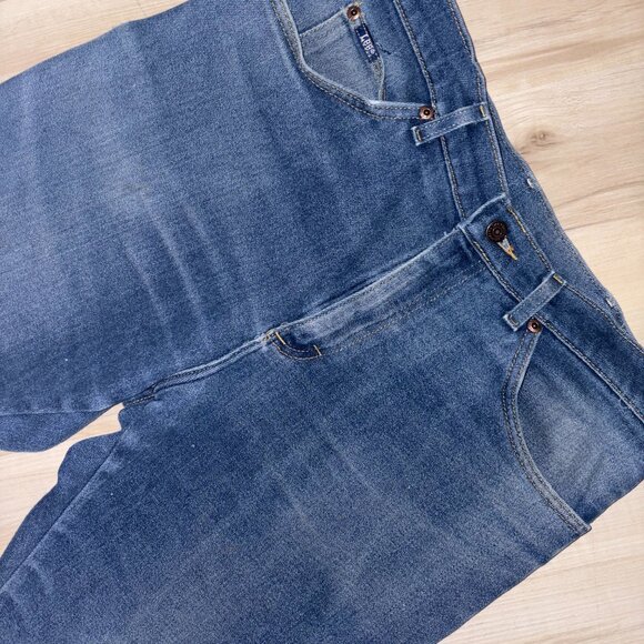 Vintage Lee Faded Medium Wash Jeans 36 x 32 - Picture 3 of 9